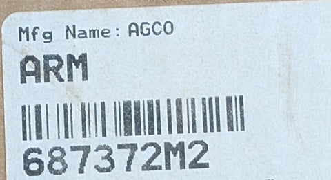 687372M2...Arm Massey FERGUSON 10, 12, 9, 3.