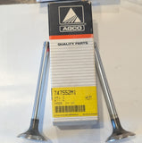 AGCO 747552M1 Pack of 2 EXHAUST VALVE - 45 DEGREE ANGLE MASSEY FERGUSON 747552M1