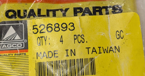 PAK OF 4 AGCO Part Number 526893 BOLT/ SCREW
