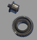 USED JOHN DEERE M800978AG IDLER GEAR SHAFT with AM875315 IDLER GEAR