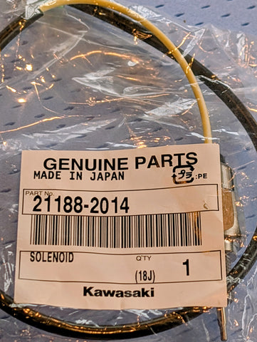 Kawasaki Engine FD620D Solenoid 21188-2014 New OEM 21188-2006 211882014