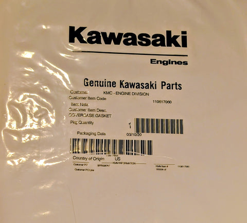 110617060 Kawasaki KM-11061-7060 Gasket Crank