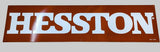 Hesston 30"x9" METAL SIGN NEW WITH PROTECTIVE COVERING HES-23680