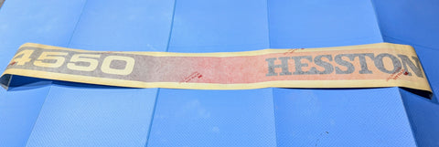 AGCO HESSTON 700716149 DECAL-4550 , LEFT (S.N. B455-01148 and Later) NEW OLD STOCK