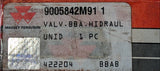 AGCO 9005842M91 CONTROL VALVE, MASSEY FERGUSON