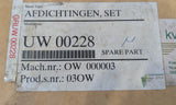Kubota Vicon UH454255 KVERNELAND UW 0028 SEAL KIT BW1800 bale wrapper sn68450209