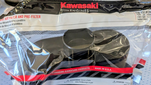 GENUINE OEM KAWASAKI PART # 11029-0031 AIR FILTER COMBO 11013-0752 & 11013-7046