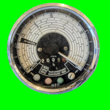 USED VINTAGE DEUTZ 3006 TACHOMETER.  COUNTER CLOCKWISE 2006 HOURS WORKS
