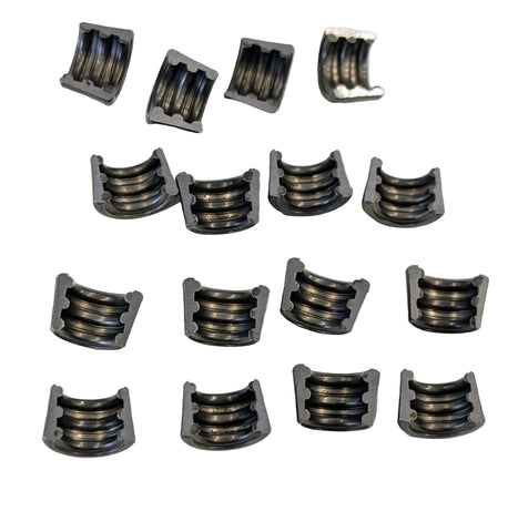 PAK OF 16 Deutz Valve Keepers, 2108102 Valve Cone / Cotter / Keeper / Collet [3-Groove / Notch]