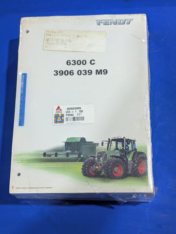 Fendt Massey Ferguson 6300C Parts Manual, 3906039m9