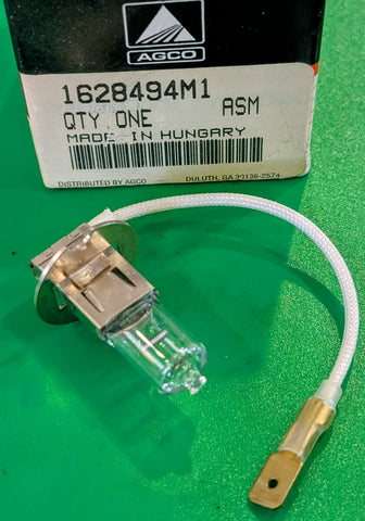AGCO 1628494M1 HALOGEN LIGHT LAMP BULB MASSEY FERGUSON 253 283 20D 50E 670 698
