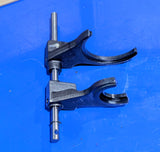 USED L2501 Kubota #TC223-24130 ROD, WITH RANGE SHIFT FORKS TC220-24110, TC220-24124
