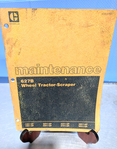 Cat 627B Wheel Tractor-scraper Maintenance Manual SEBU5765