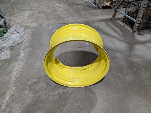 Used 15"x 30" 4 Flange 8 Bolt Rear Rim fits John Deere 2251 2351 6200 6300 6400
