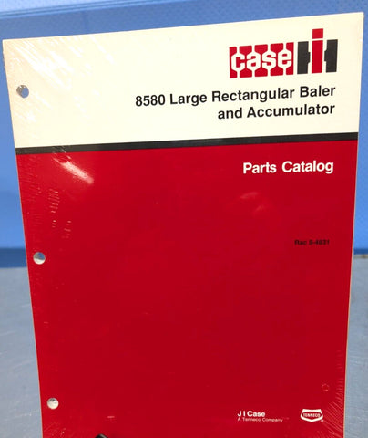 CASE 8580 Large RECTANGULAR BALER & ACCUMULATOR  PARTS CATALOG RAC 8-4831
