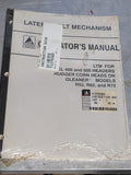 OEM Allis Chalmers Gleaner R62 & R72 LTM Header Operators Manual OEM
