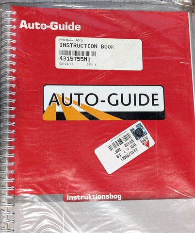 Massey Ferguson 4315755M1 AUTO GUIDE MANUAL