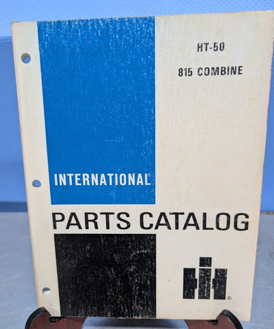 INTERNATIONAL 815 COMBINE PARTS BOOK CATALOG MANUAL HT-50