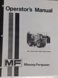 Massey Ferguson MF 1505 & 1805 Tractor Operator Manual