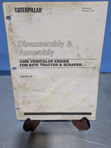 CATERPILLAR 627E Scraper 3306 Engine Disassembly Assembly Service Manual CAT pan