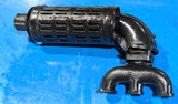 D600 Kubota Exhaust Manifold and Muffler