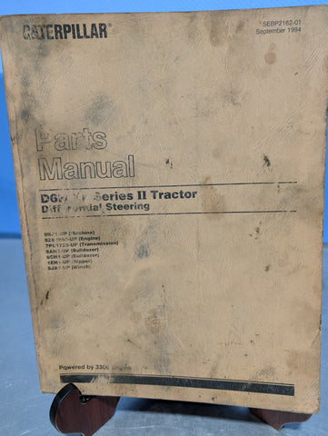 Caterpillar CAT D6H XL Series II Tractor Parts Manual   SEBP2162-01