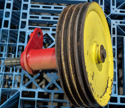 Pulley Driveshaft Assembly For Vermeer 7030 7040 - Lely Splendimo  Disc Mower