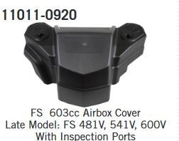Genuine Kawasaki 11011-0920 Air Filter Cover FS  603cc Airbox CoverLate Model: FS 481V, 541V, 600V