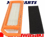 Genuine Kawasaki 11029-0017 & 11013-2232 Air & Pre Filter Combo OEM