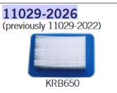 Genuine OEM Kawasaki ELEMENT-ASSY-AIR FILTER Part# 11029-2026, KRB650