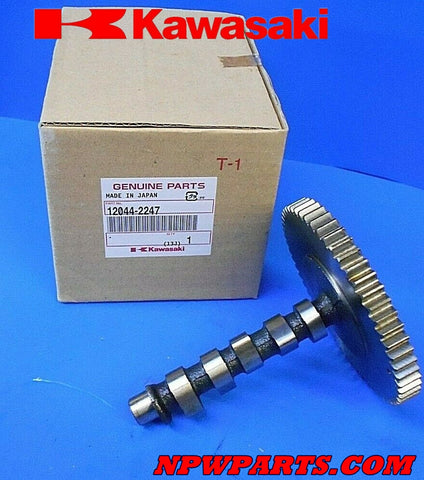 Genuine OEM Kawasaki CAMSHAFT-VALVE 12044-2243 12044-2247, FD440V, FD501D