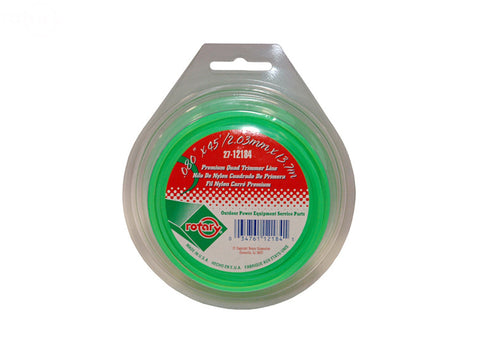 LINE TRIMMER .080 45' LOOP QUAD GREEN