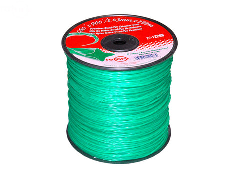 LINE TRIMMER .080  960' MED SPOOL QUAD-TEX TWIST GREEN
