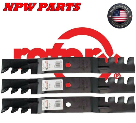 3 Pk Mulch Blades fit Toro 110-6837-03 112-9759 112-9759-03 Timecutter Z Z5000