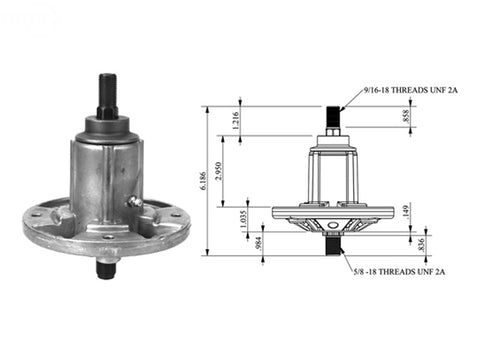 SPINDLE ASSEMBLY FOR JOHN DEERE