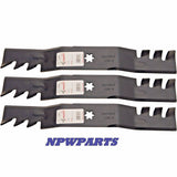 (3) Rotary 12809 Mower Blades for Cub Cadet 742-04053 742-04053A, 50" Deck THRU 2013
