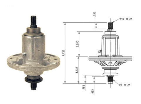 SPINDLE ASSEMBLY FOR JOHN DEERE