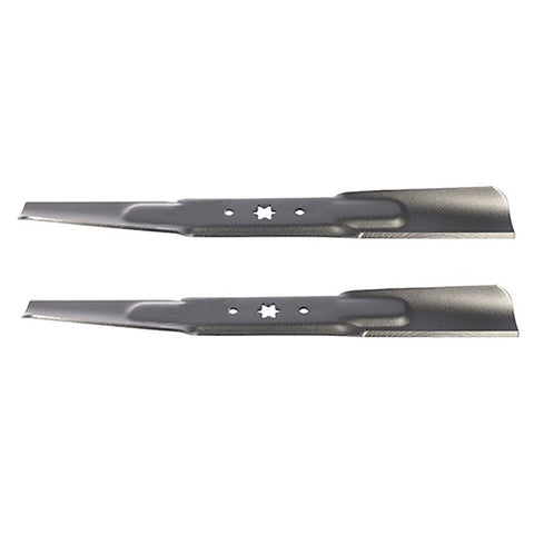 Set Of 2 Lawn Mower Blades Replaces MTD Cub Cadet 742-04308 942-04312