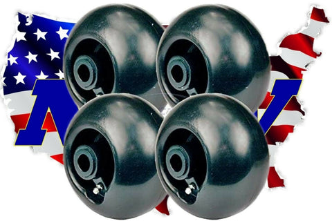 4 ANTI SCALP DECK WHEELS FOR KUBOTA ZD321 ZD326 DECKS K5668-42100