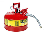 JUSTRITE 2.5 GALLON SAFETY CAN W/HOSE