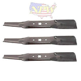 Set of 3 Blades MTD Cub Cadet RZT-L54 XT1-LT54 XT1-GT54 Mowers 942-05056A, 14907, 94205056A ,