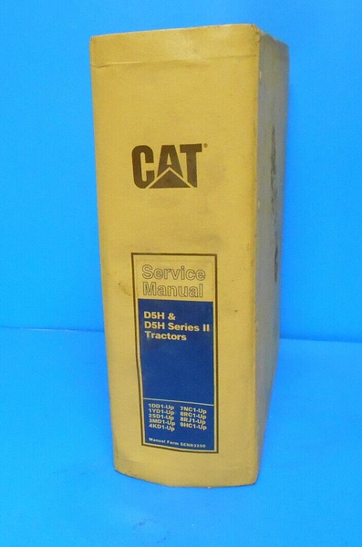 Cat Caterpillar Service Manual D5H D5H Series II Tractors Dozer ...