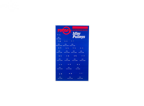 IDLER PULLEY ASSORTMENT BOARD ONLY