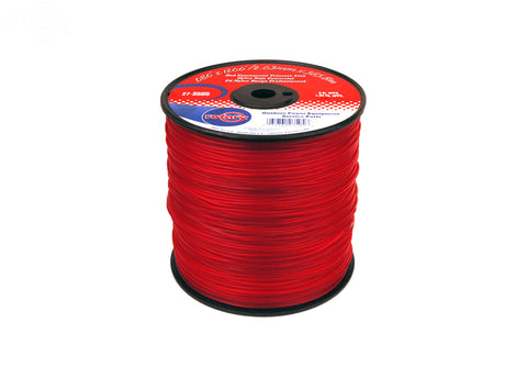 TRIMMER LINE  .080 3LB SPOOL RED COMMERICAL