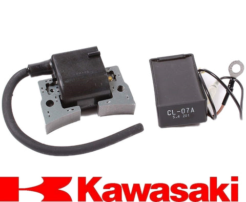 Genuine Kawasaki 21171-2207 Ignition Coil & 39076-2056 RPM Limiter OEM