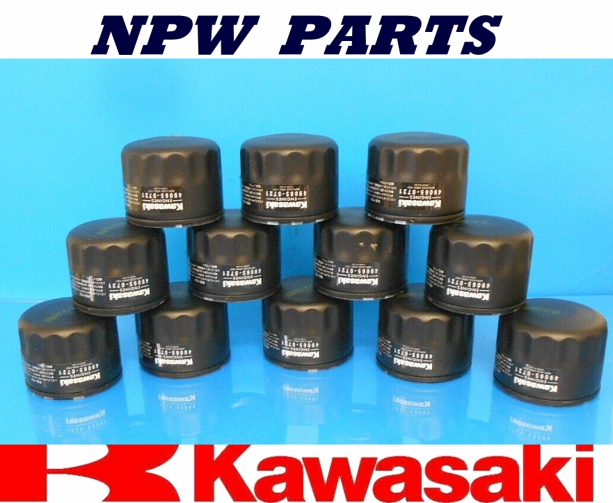 2 Pack for Kawasaki 49065-0721 Oil Filter Fits 49065-7007 Oem