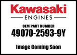 OEM KAWASAKI, MUFFLER ASSEMBLY, 49070-2593-9Y, MOWERS, SOME FD620D ENGINES, 15C