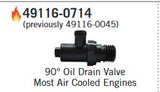 Genuine Kawasaki 49116-0714 Oil Drain Valve Assy Fits 49116-7001 49116-0045 OEM