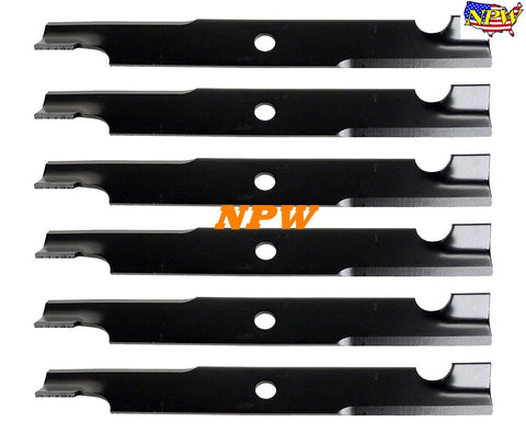 (6) REPLACEMENT BLADES FOR 60" BAD BOY: 038-2007-00, 038-6050-00, 038-6060-00