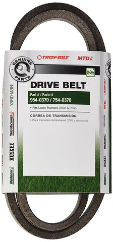 754-0370 MTD Genuine Parts 36/38/42-Inch Drive Belt 2002 and Prior